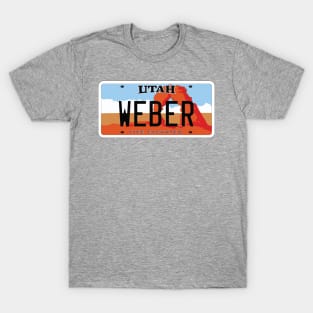 Utah Vanity license plate weber grill T-Shirt